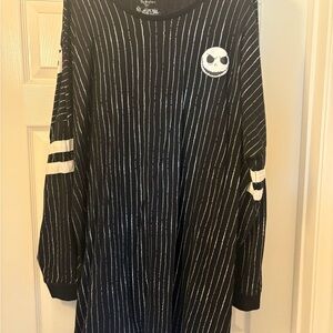 Disney Pumpkin King Nightmare Before Christmas Long Sleeve Dress